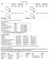 Falcon IC Cylinders
